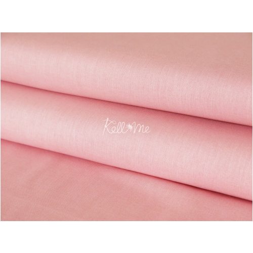 Púder rózsaszín - egyszínű pamut textil