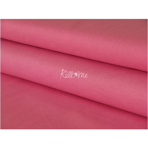 Pink - egyszínű pamut textil