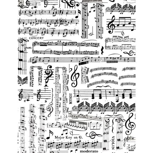 Feel The Music Sheets White