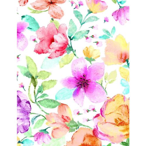 Medium Watercolor Spring Florals